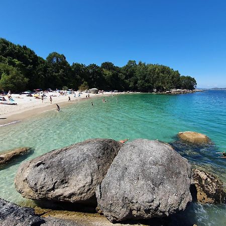 Pura Playa - Cangas Do Morrazo - Primera Linea De Playa - Rias Baixas - Galicia Exteriör bild